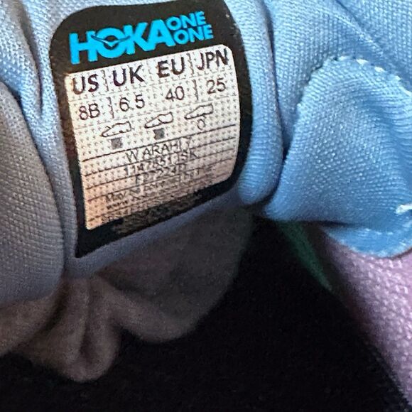 Women’s Hoka Arahi 7 Running Stability Trainer Illusion Dusk Blue 1147851 ISK 8B - Picture 13 of 13